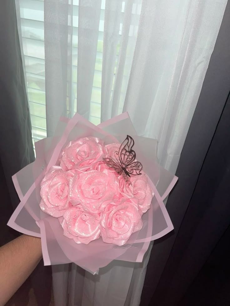 Handmade satin rose bouquet  - beauty for every occasion